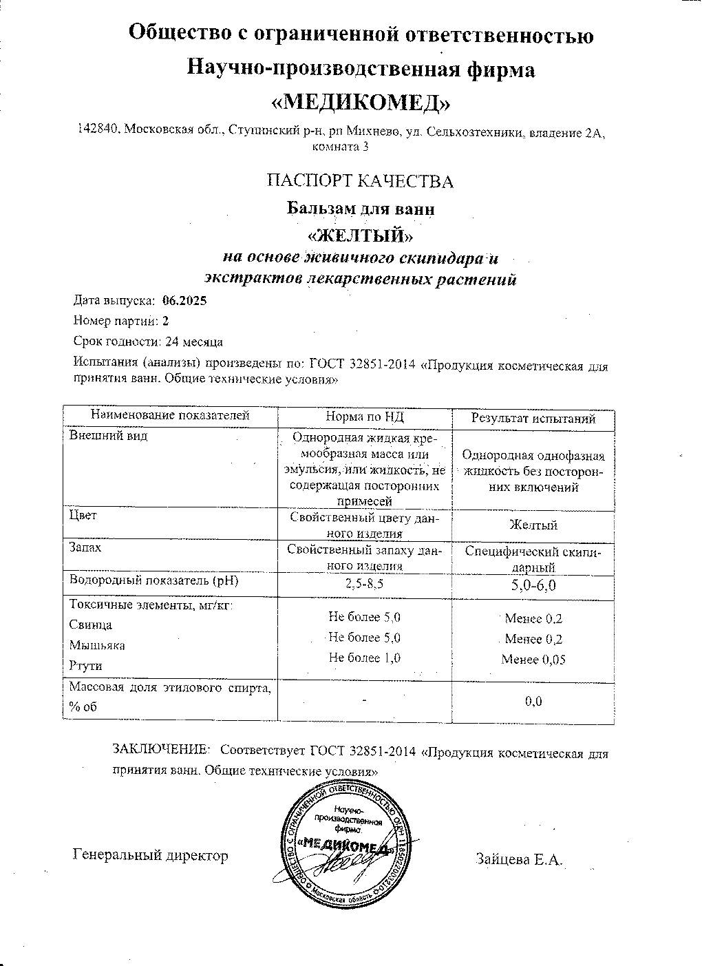 Паспорт №062025